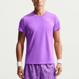 Тенісна футболка чоловіча Nike Court Victory T-Shirt bright violet/white