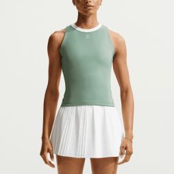 Теннисная майка женская Nike Court Advantage Tank steam/white