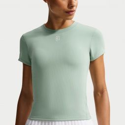 Теннисная футболка женская Nike Court Advantage Pro T-Shirt steam/white