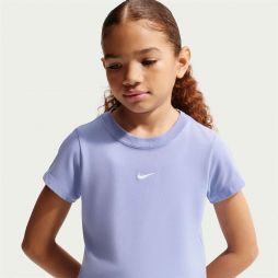 Футболка детская Nike Short Sleeve Slim Mod Crop Top light thistle