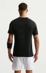 Теннисная футболка мужская Nike Court Dri-Fit French Open T-Shirt black
