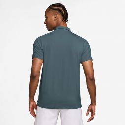 Тенісна футболка чоловіча Nike Court Advantage Polo mineral slate/white