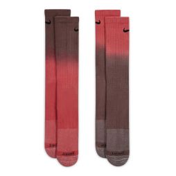 Nike Everyday Plus Cushioned Crew 2-pack bordo/brown