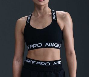 Топ жіночий Nike Pro Light Support Bra TT black/white