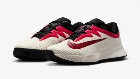 Теннисные кроссовки женские Nike Zoom Vapor Pro 3 Грунт pale ivory/rush pink/sail/red