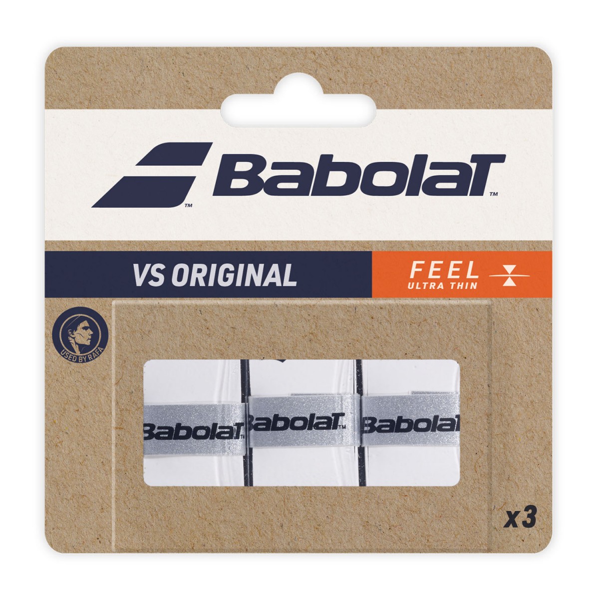 Намотка Babolat VS Grip Original (3 шт.) white