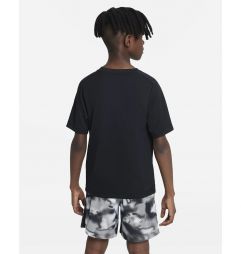 Тенісна футболка дитяча Nike Multi Graphic T-Shirt black/white