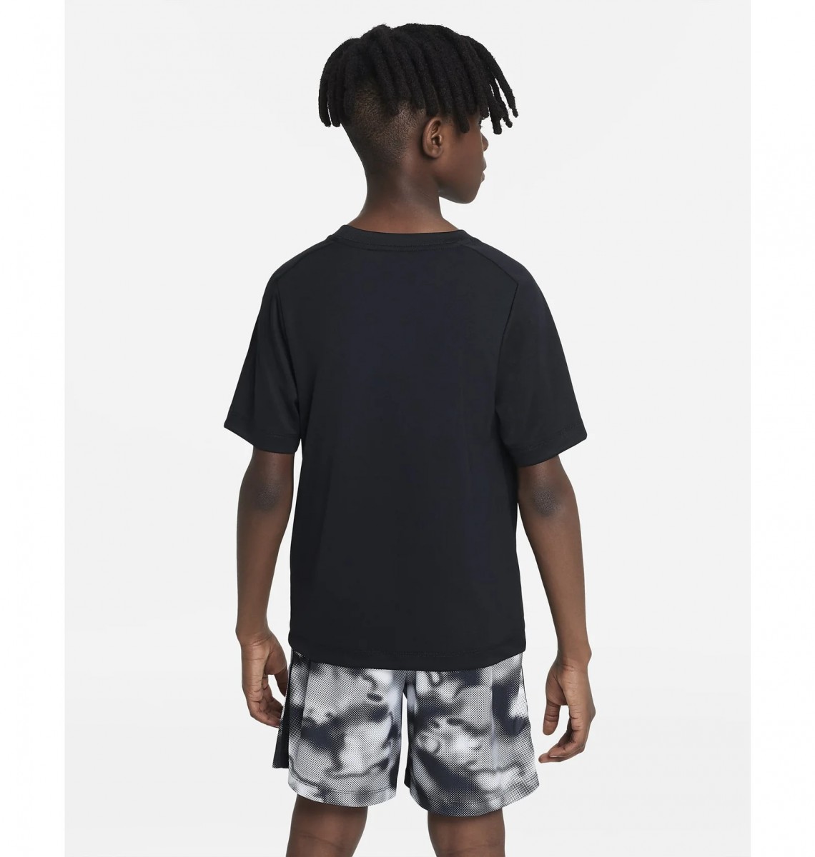 Тенісна футболка дитяча Nike Multi Graphic T-Shirt black/white