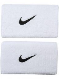 Напульсник Nike Swoosh Classic Double-Wide white/black