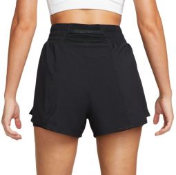 Теннисные шорты женские Nike One Shorts black/black/white