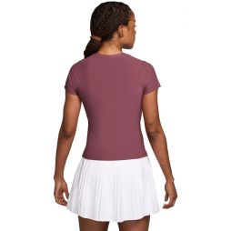 Тенісна футболка жіноча Nike Victory Short-Sleeve Top pink smoke/white