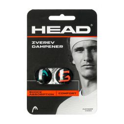 Віброгасник HEAD Zverev Tennis Dampener 2 шт. teal/hot lava