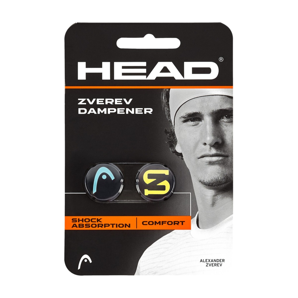 Віброгасник HEAD Zverev Tennis Dampener 2 шт. blue/yellow