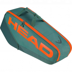 Тенісна сумка Head Pro Racquet Bag L dark cyan/fluo orange