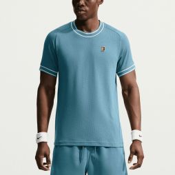 Тенісна футболка чоловіча Nike Court Heritage Logo T-Shirt smokey blue