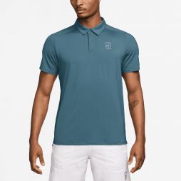 Тенісна футболка чоловіча Nike Court Advantage Polo smokey blue/white
