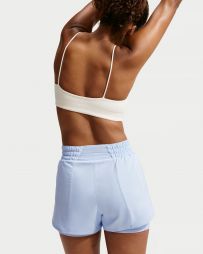 Теннисные шорты женские Nike One Shorts hydrogen blue/white