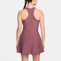 Теннисное платье женское Nike Victory Tennis Dress pink smoke/white
