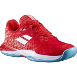 Дитячі тенісні кросівки Babolat Jet Mach 3 All Court Junior fiesta red