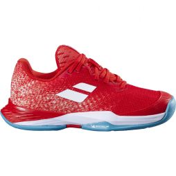 Дитячі тенісні кросівки Babolat Jet Mach 3 All Court Junior fiesta red