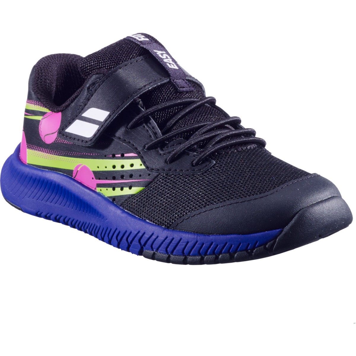 Детские теннисные кроссовки Babolat Pulsion All Court Kid black/dark blue