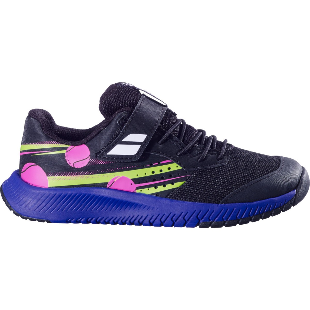 Детские теннисные кроссовки Babolat Pulsion All Court Kid black/dark blue