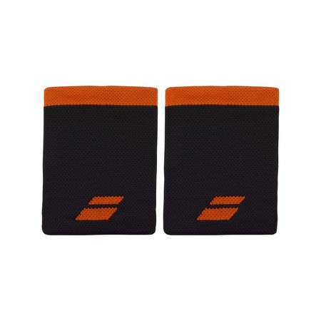 Напульсник Babolat Logo Jumbo Wristband black/red