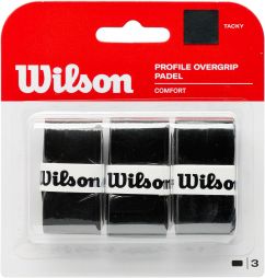 Намотка Wilson Profile Overgrip Padel (3 шт.) black