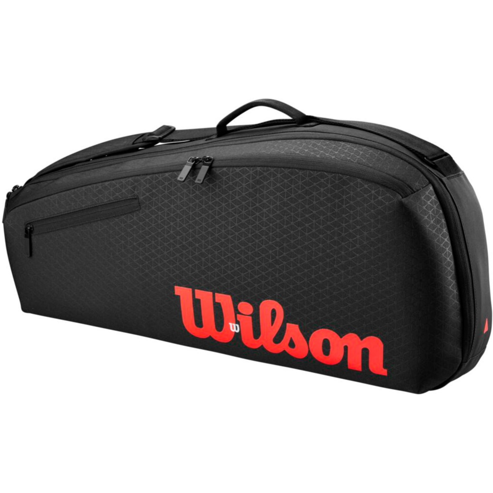 Тенісна сумка Wilson Clash V3 Super Tour 3 PK Bag black/infrared