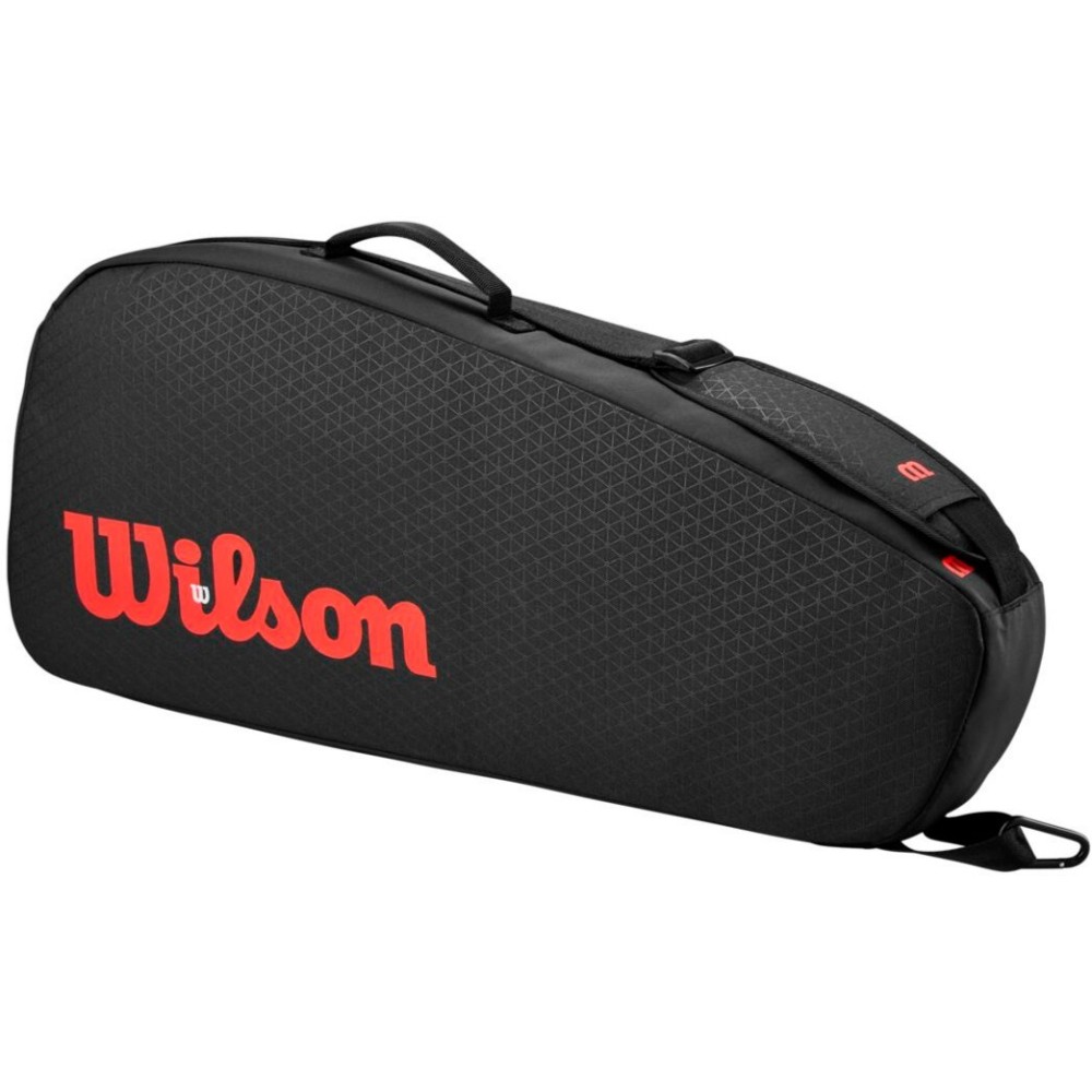 Тенісна сумка Wilson Clash V3 Super Tour 3 PK Bag black/infrared