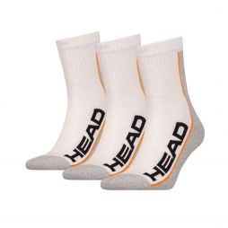 Head Performance Short Crew 3-pack white/grey