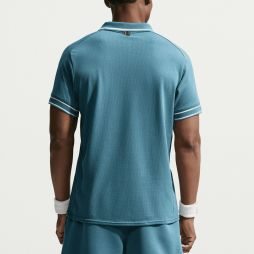 Теннисная футболка мужская Nike Court Heritage Tennis Polo smokey blue