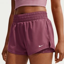 Теннисные шорты женские Nike One Shorts pink smoke/white