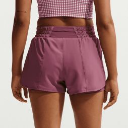 Теннисные шорты женские Nike One Shorts pink smoke/white