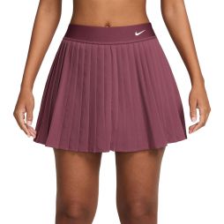 Теннисная юбка женская Nike Victory High-Waisted Pleated Skirt pink smoke/white
