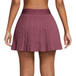 Теннисная юбка женская Nike Victory High-Waisted Pleated Skirt pink smoke/white