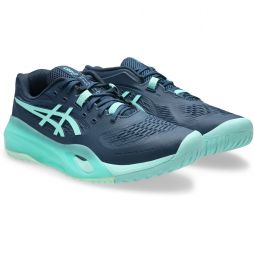 Теннисные кроссовки мужские Asics Gel-Resolution X night sky/illuminate mint