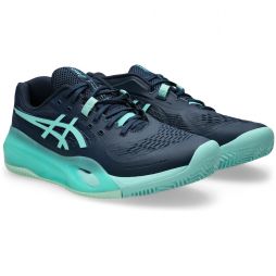 Теннисные кроссовки мужские Asics Gel-Resolution X Грунт night sky/illuminate mint