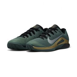 Теннисные кроссовки мужские Nike Zoom Vapor 12 Premium Грунт camo green/pure platinum/black/metall