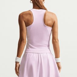 Теннисная майка женская Nike Court Advantage Tank bleached lilac/white