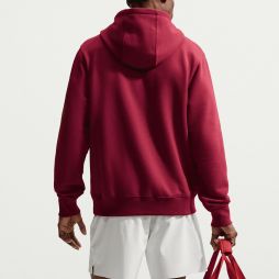 Худи мужское Nike Court Dri-Fit FLC Tennis Hoodie team read/pale ivory