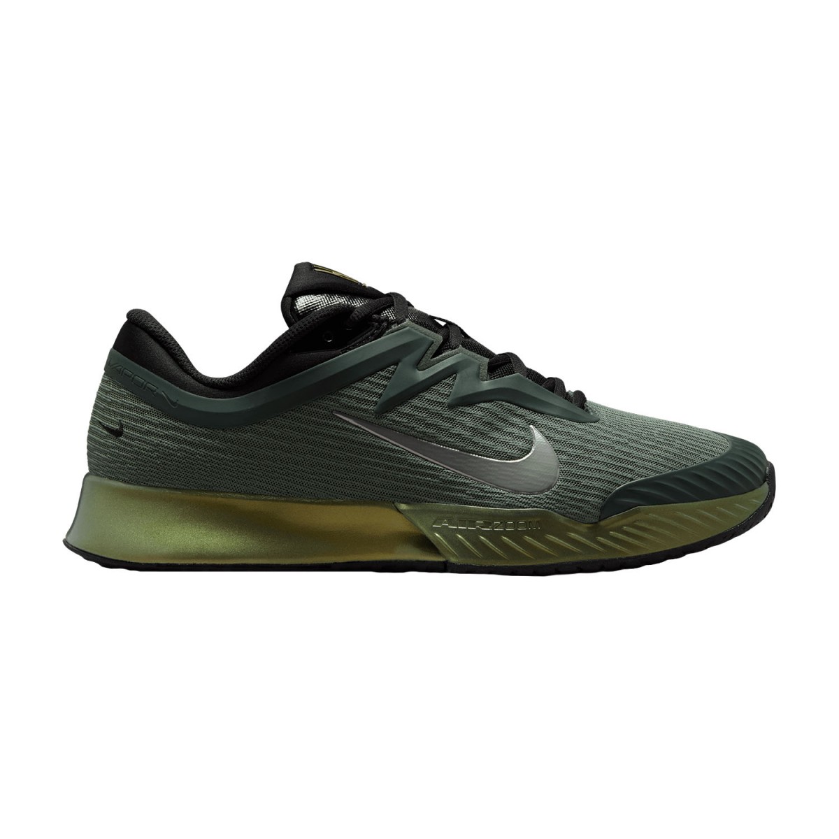 Тенісні кросівки чоловічі Nike Zoom Vapor Pro 3 Premium camo green/pure platinum/black/metallic gold