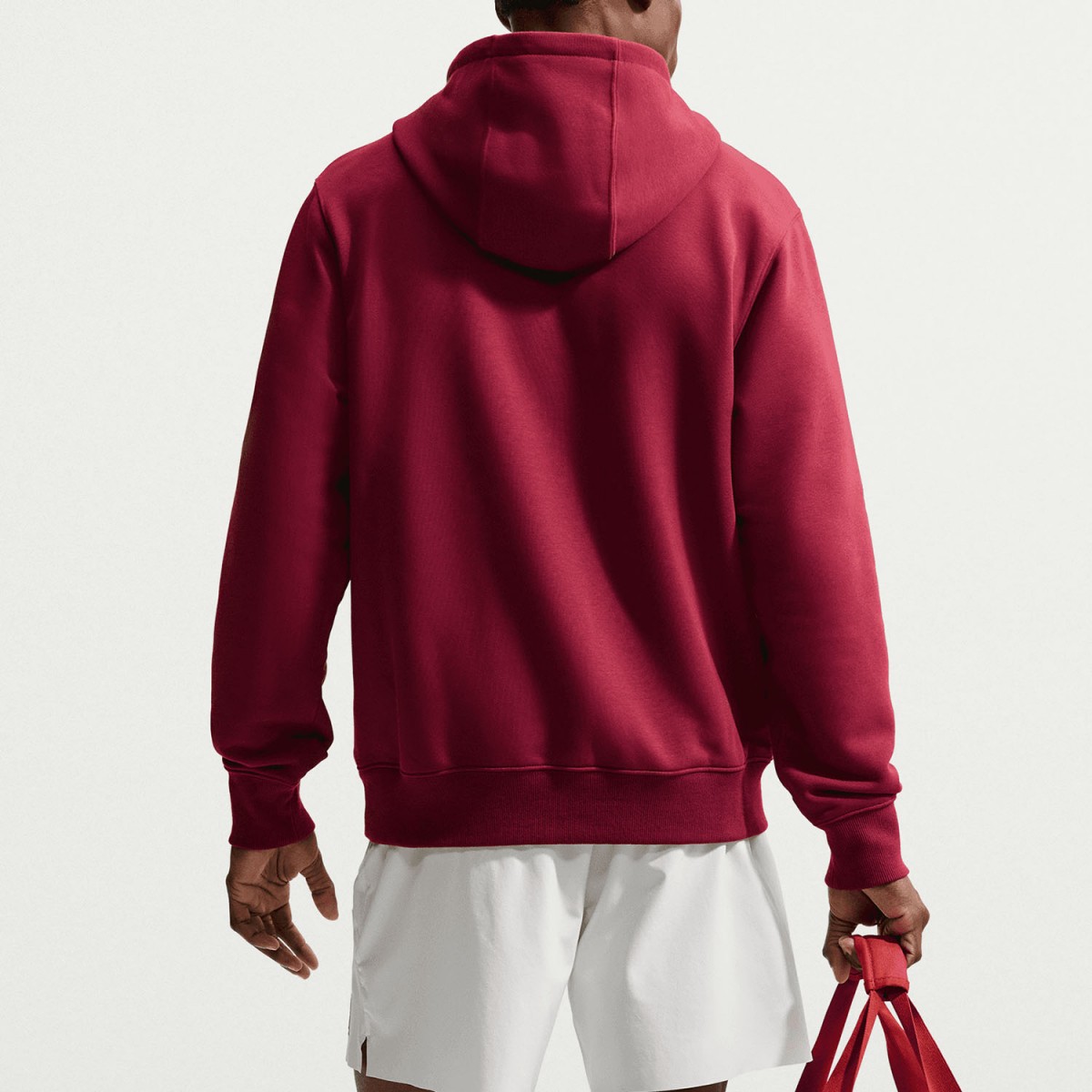 Худі чоловіче Nike Court Dri-Fit FLC Tennis Hoodie team read/pale ivory