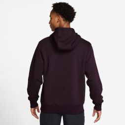 Худі чоловіче Nike Court Dri-Fit FLC Tennis Hoodie burgundy ash/bright crimson