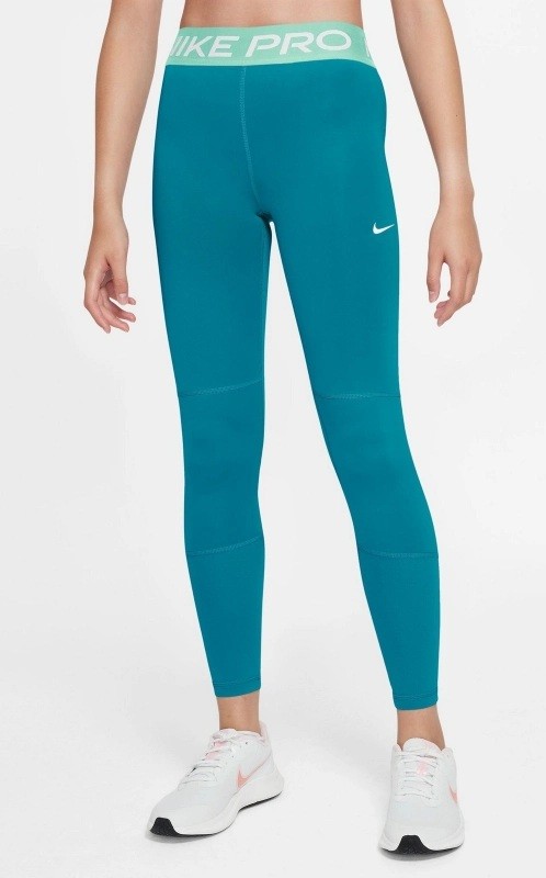 Легінси дитячі Nike Pro G Tight energy/arctic green/white
