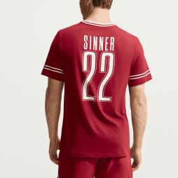 Футболка чоловіча Nike Court Jannik Tee team red
