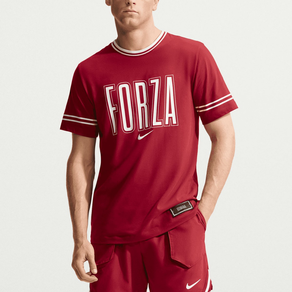 Футболка мужская Nike Court Jannik Tee team red