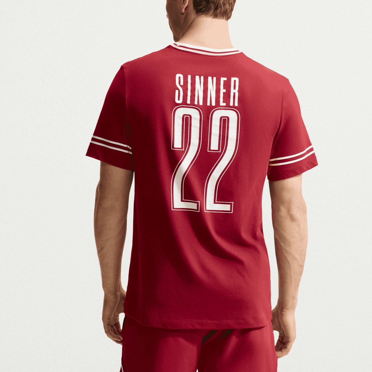 Футболка мужская Nike Court Jannik Tee team red