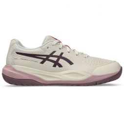 Дитячі тенісні кросівки Asics Gel-Resolution X GS soft oat/dark aubergine