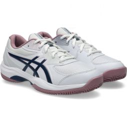 Дитячі тенісні кросівки Asics Gel-Game GS ГРУНТ white/independence blue